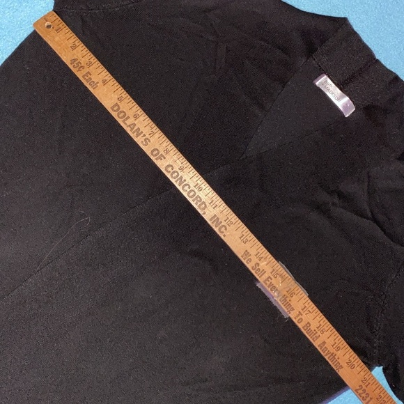 89th + MADISON cardigan open front 2 pockets silver buttons at cuffs size PL - Picture 9 of 12